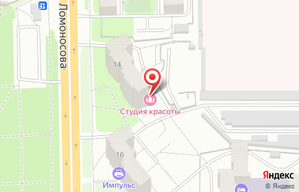 Студия красоты на улице Ломоносова на карте