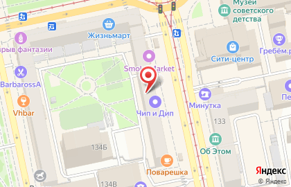 Ресторан Швейк на улице Луначарского на карте