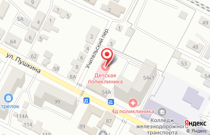 Научно-исследовательский институт экспертиз на улице Пушкина, 54 к 1 на карте