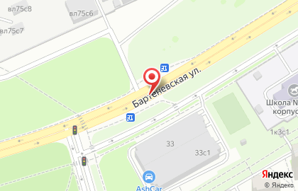 Дюйм на Бартеневской улице на карте