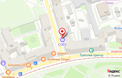 Служба экспресс-доставки Сдэк на Кронверкском проспекте на карте