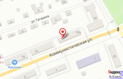 Сибирский Кредит на Коммунистической улице на карте