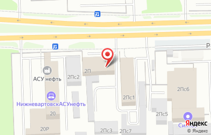 Центр негабаритных и тяжеловесных перевозок в Ханты-Мансийске на карте