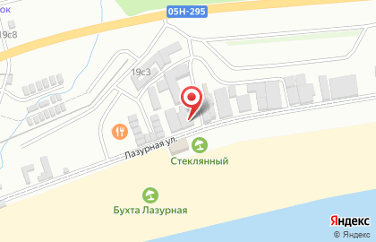Санья на Лазурной улице на карте