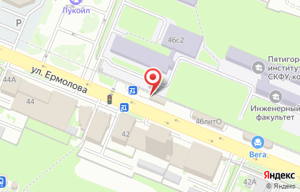 Кафе Fast Food на улице Ермолова на карте