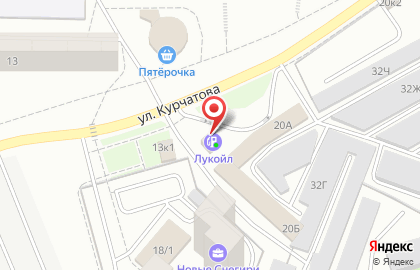 Автозаправочная станция Лукойл в Калининском районе на карте