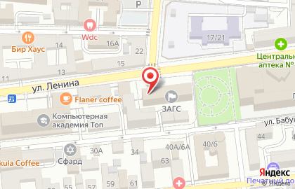 Центр досуга и развития детей Алекс-эль на площади Ленина на карте