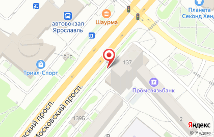 Аптека Апрель на Московском проспекте на карте