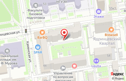 Ирис на Ядринцевской улице на карте
