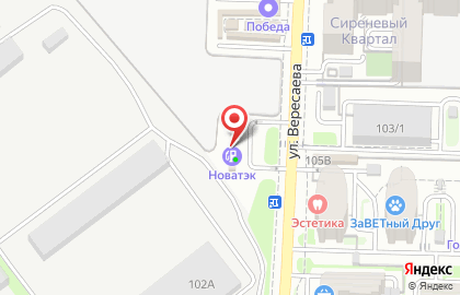 Интернет автодилер Склад Авто на улице Вересаева на карте