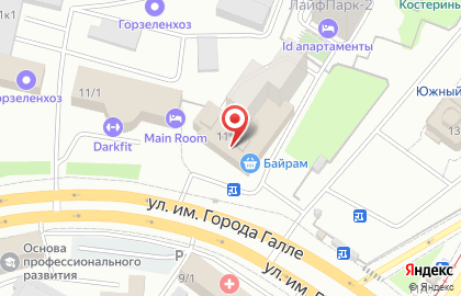 Богатырьстрой на карте