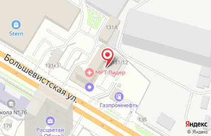 Многопрофильный центр Клякса на Большевистской улице на карте