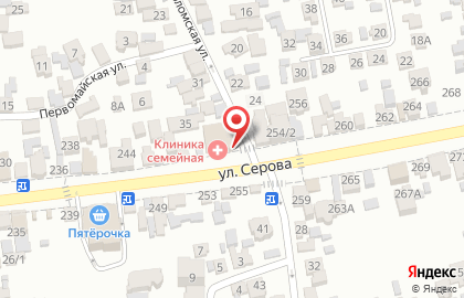 Клиника Семейная в Ставрополе на карте