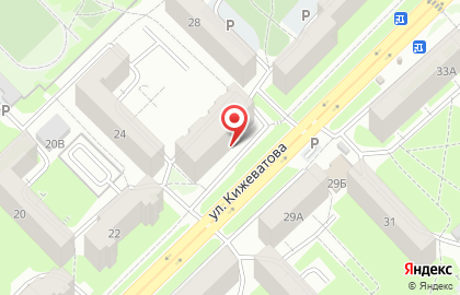 Магазин Красное & Белое на улице Лейтенанта Кижеватова на карте