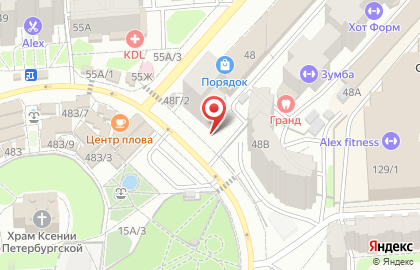 Клуб красоты Невский на карте