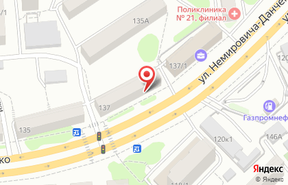 Благотворительный фонд Новосибирск без наркотиков на улице Немировича-Данченко на карте