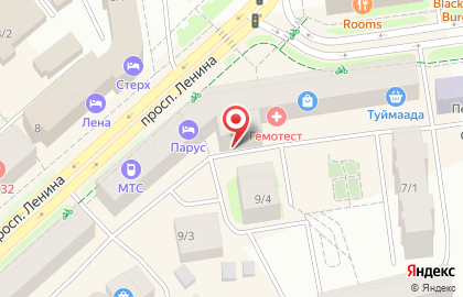 Столовая Минутка на проспекте Ленина на карте