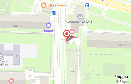 Продуктовый магазин на ул. Тамбасова, 24а на карте
