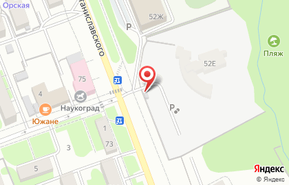 Автостоянка в Оренбурге на карте