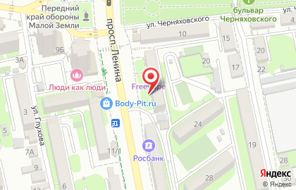 Шоурум Dress Code на проспекте Ленина на карте