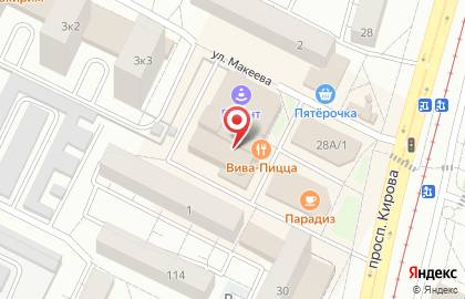 Группа компаний Окна Роста на проспекте Макеева в Коломне на карте