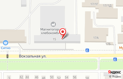 МХК на Вокзальной улице на карте