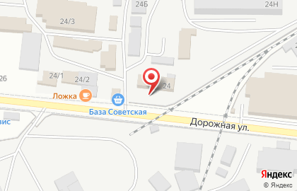 База Советская на карте