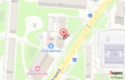 Магазин продуктов в Москве на карте
