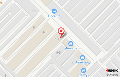 Автокомплекс Автопрофиль в Ангарске на карте