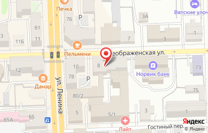 Филиал по Кировской области Кадастровая палата на карте