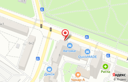 Магазин Автомаг на метро Сокольники на карте
