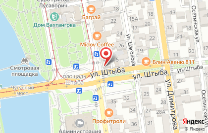 Салон сотовой связи Билайн во Владикавказе на карте