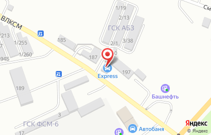 Автосалон Экспресс на улице 50 лет ВЛКСМ на карте