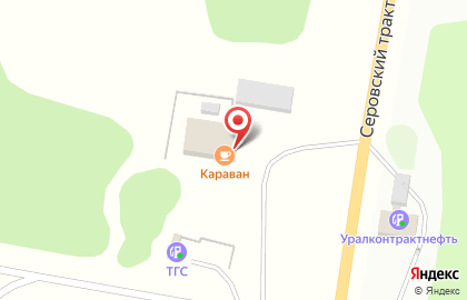 Кафе-гостиница Караван на карте
