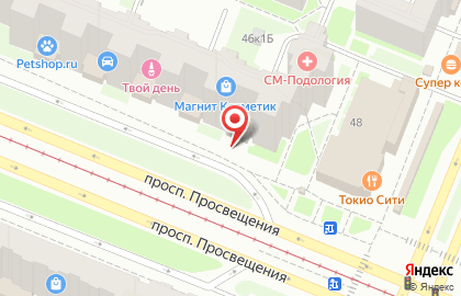 Городская парикмахерская, ООО Маран на улице Просвещения на карте