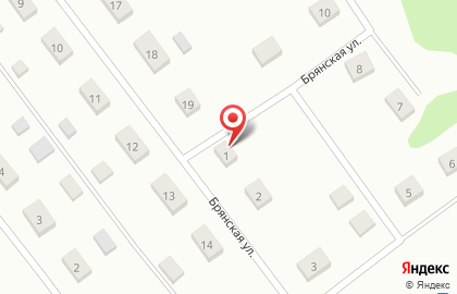 Кафе Хуторок на Брянской улице на карте