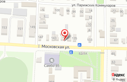 Салон ритуальных услуг на Московской улице на карте