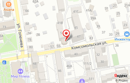 Магазин Пивовар на Комсомольской на карте