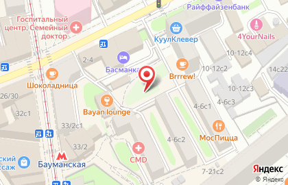 Ювелиръ на 2-й Бауманской улице на карте