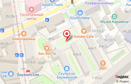 Добрынинский на Бауманской на карте