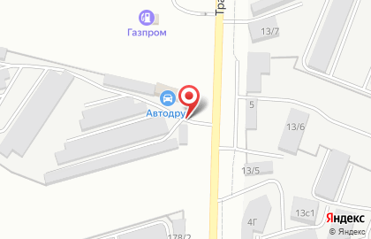 Гаражный кооператив Автодруг на карте