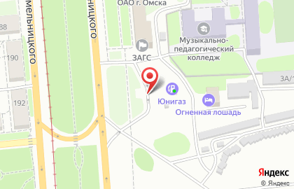Лукойл на проспекте Богдана Хмельницкого на карте