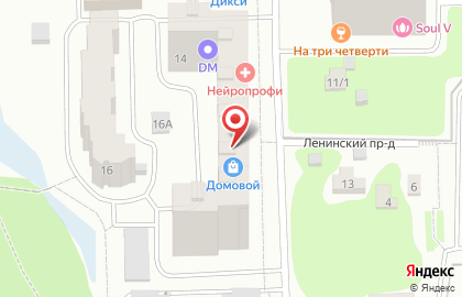 Клиника стоматологии "Дентос Люкс" на карте