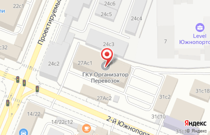 ЗАО Банкомат, Банк ВТБ 24 во 2-м Южнопортовом проезде на карте