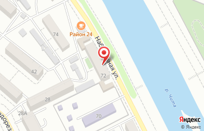 Центр детско-юношеского туризма и краеведения на Набережной улице, 72 на карте
