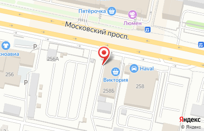 Автосалон Хонда на Московском проспекте на карте