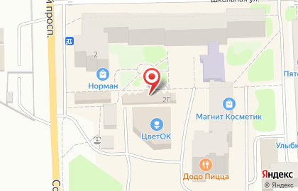 Магазин по продаже печатной продукции на Школьной (Тосненский район), 2г на карте