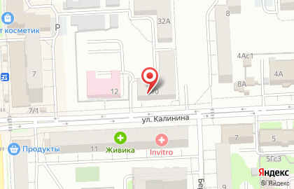 Сеть продуктовых магазинов Кедр на карте