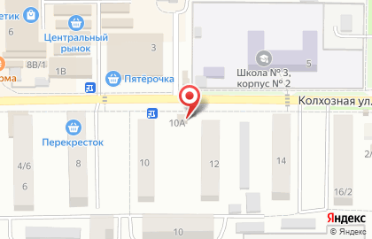 Гулливер на Колхозной улице на карте
