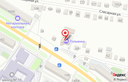 Частная гостиница Тольянка на карте